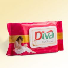 Diva Wet Wipe - 80pcs