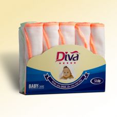 Diva milk tissue for baby 5 layers size 25x30 