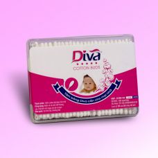 Diva 160 Pcs plastic cotton swab
