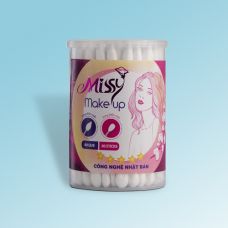 Missy Cotton Swab for Make-up Paper Stick 80pcs